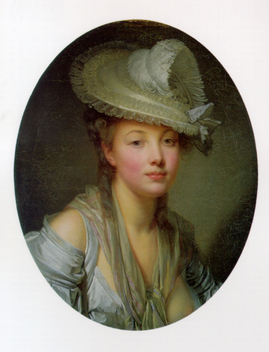 Young Woman in a White Hat